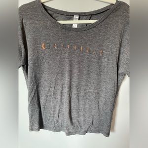 CycleBar Shirt | Small | Gray | CYCLEBAR | Open Back Shirt